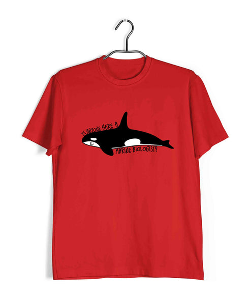 4 GEORGE COSTANZA Marine Biologist TV Series Casual Graphic Printed T-Shirt for Men